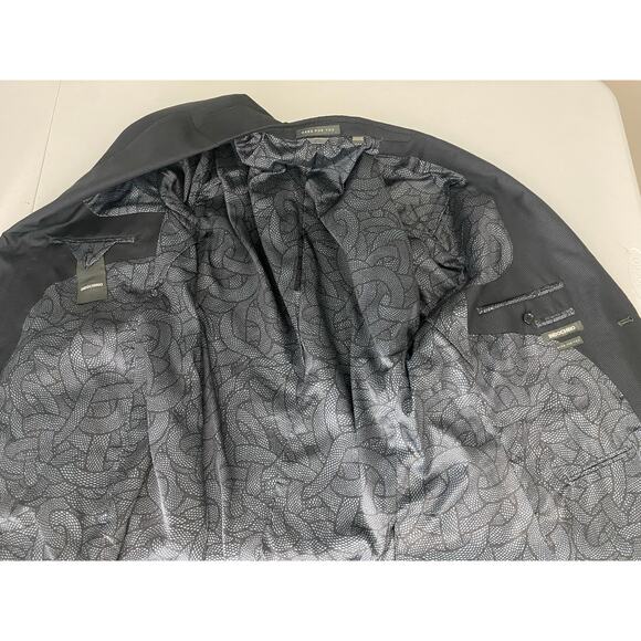 Men Indochino 2-button houndstooth plaid wool 2-piece blazer pants suit, 42R/36W - Picture 6 of 9